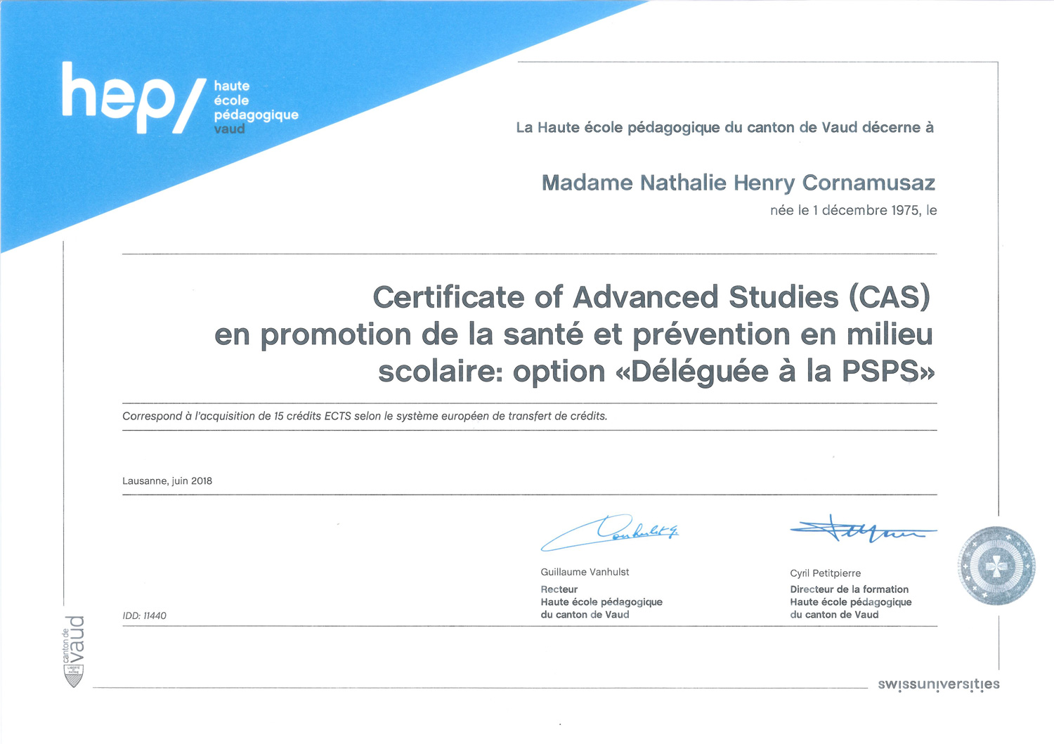 Cabinet La Jonquille CAS PSPS