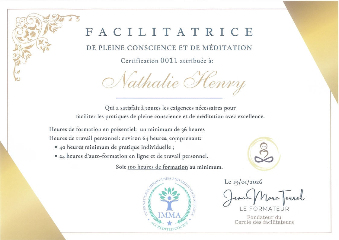 facilitatrice de pleine conscience